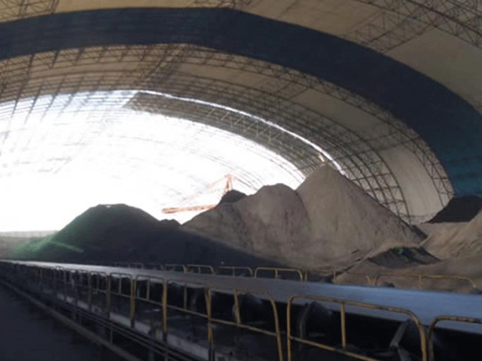 耒阳煤棚料仓网架